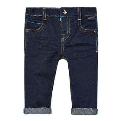 Baby boys' dark blue slim jeans